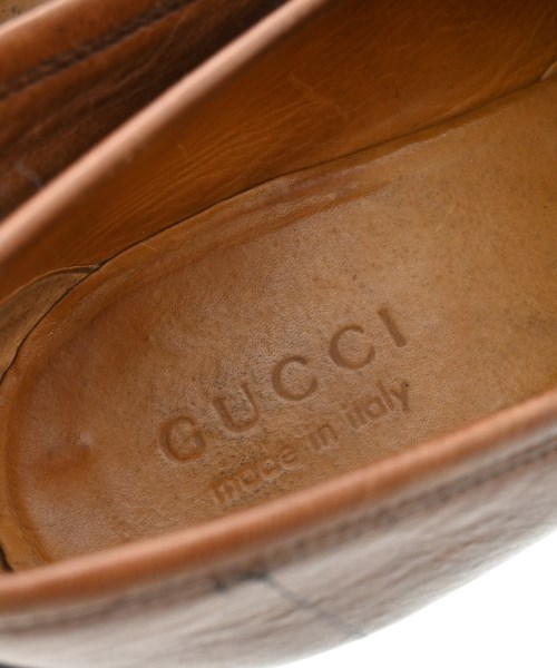 GUCCI（グッチ）ビジネス・ドレスシューズ 茶 サイズ:EU41(26cm位) メンズ/2200693197010