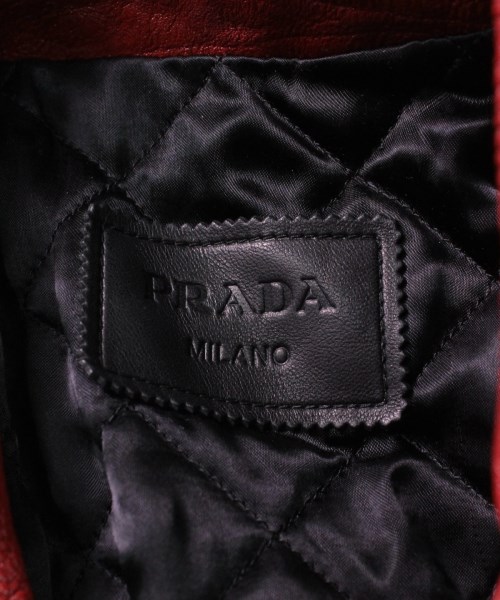 prada ペプラムレザージャケット　ライダース　プラダ