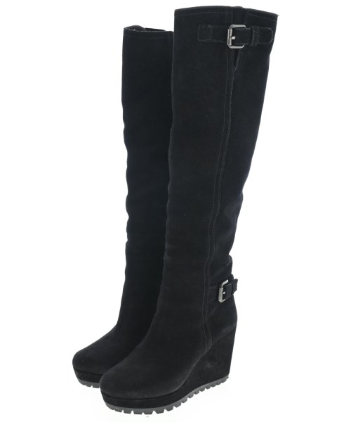 PRADA(プラダ)ブーツ 黒 サイズ:EU36(22.5cm位)/2200340681404