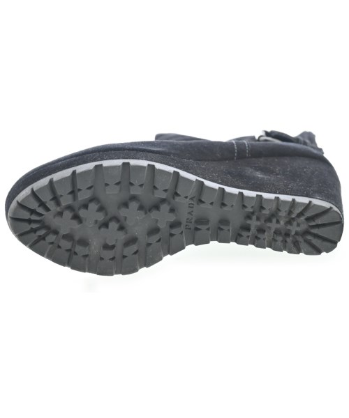 PRADA（プラダ）ブーツ 黒 サイズ:EU36(22.5cm位) レディース/2200340681404