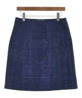 PRADA（プラダ）ひざ丈スカート 青 サイズ:42(M位) レディース 