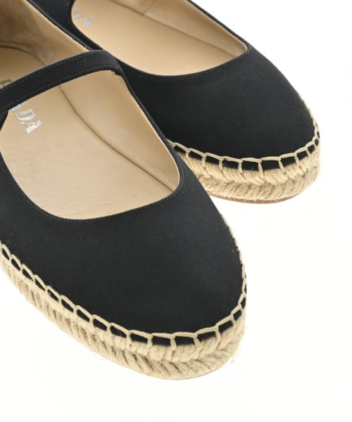 PRADA（プラダ）エスパドリーユ 黒 サイズ:EU37(23.5cm位) レディース/2200351718052