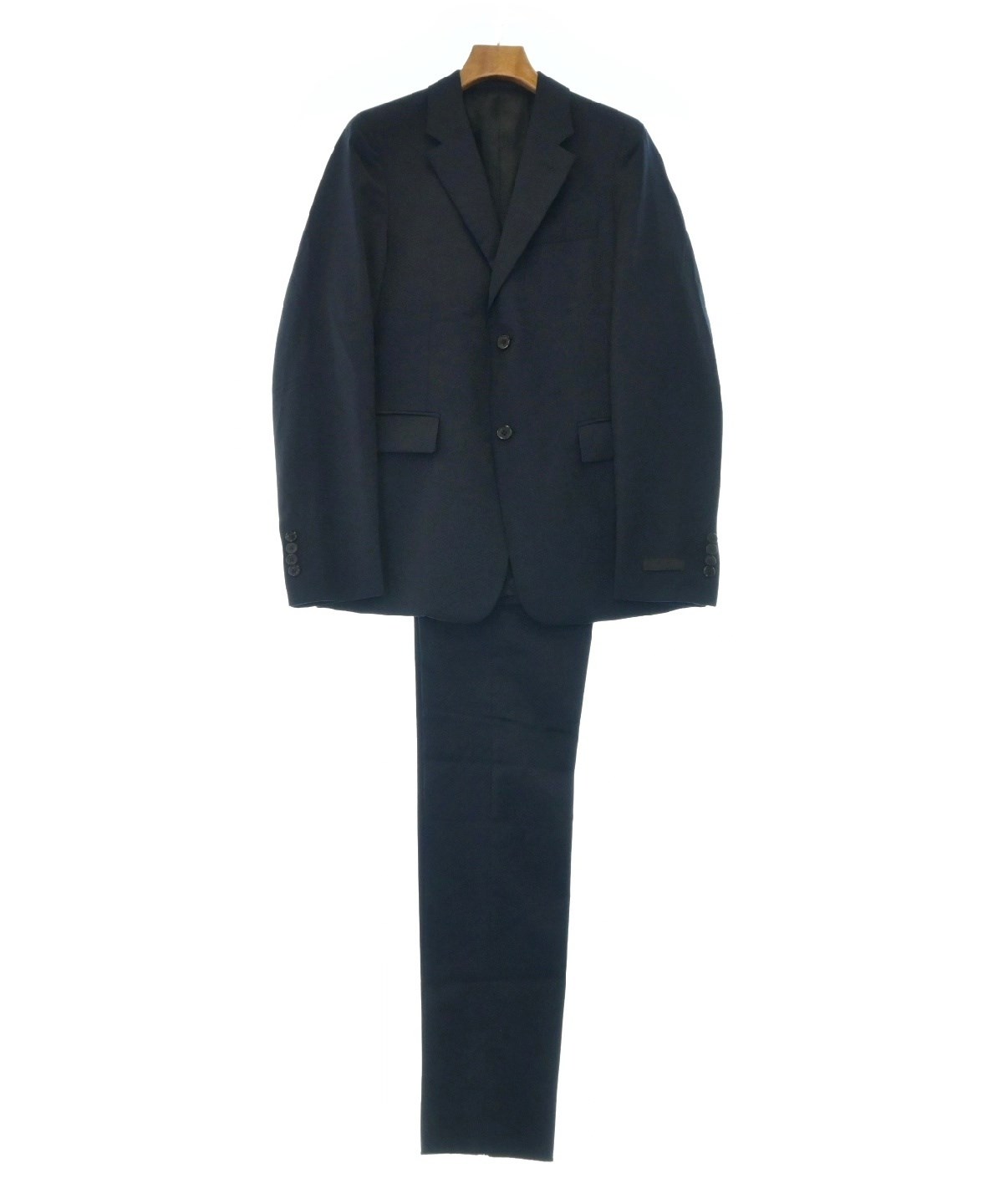 PRADA プラダ セットアップ・スーツ（その他） 黒 4103724N0318 △美品 プラダ PRADA 黒タグ ウール スーツ セットアップ 46