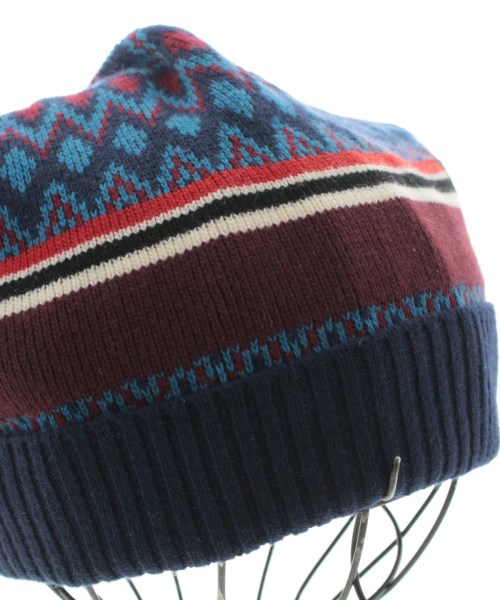 PRADA（プラダ）ニットキャップ・ビーニー 紺 サイズ:M メンズ/2200351186127