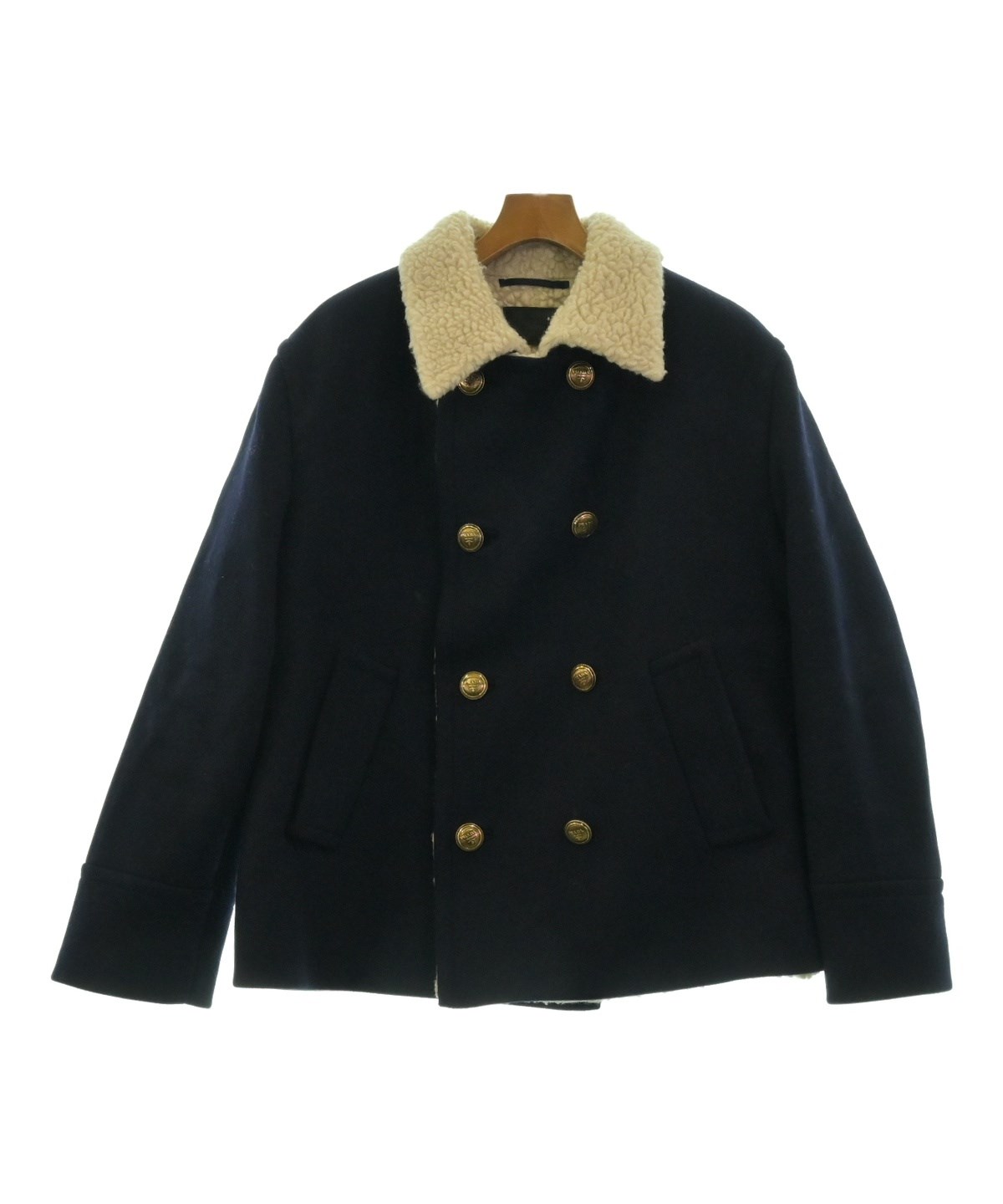 PRADA ダークネイビー Pコート　　　　　40　Mサイズ 24AW new/PRADA ダブルブレストピーコート Coat Navy (PRADA