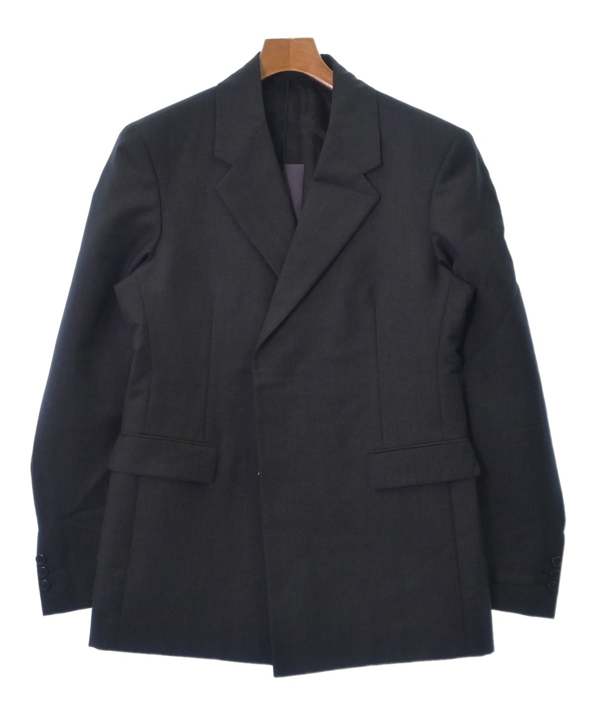 PRADA（プラダ）テーラードジャケット グレー サイズ:48(L位) メンズ