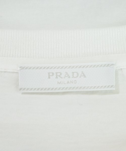 PRADA（プラダ）Tシャツ・カットソー 白 サイズ:M メンズ/2200478373035