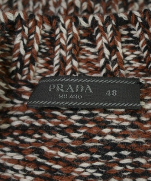 PRADA（プラダ）ニット・セーター 茶 サイズ:48(L位) メンズ/2200482750044