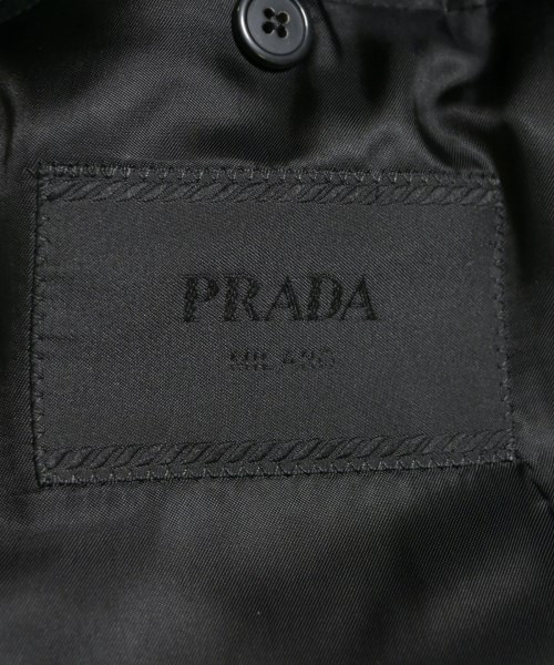 PRADA（プラダ）ジャケット 黒 サイズ:50(XL位) メンズ/2200474578014