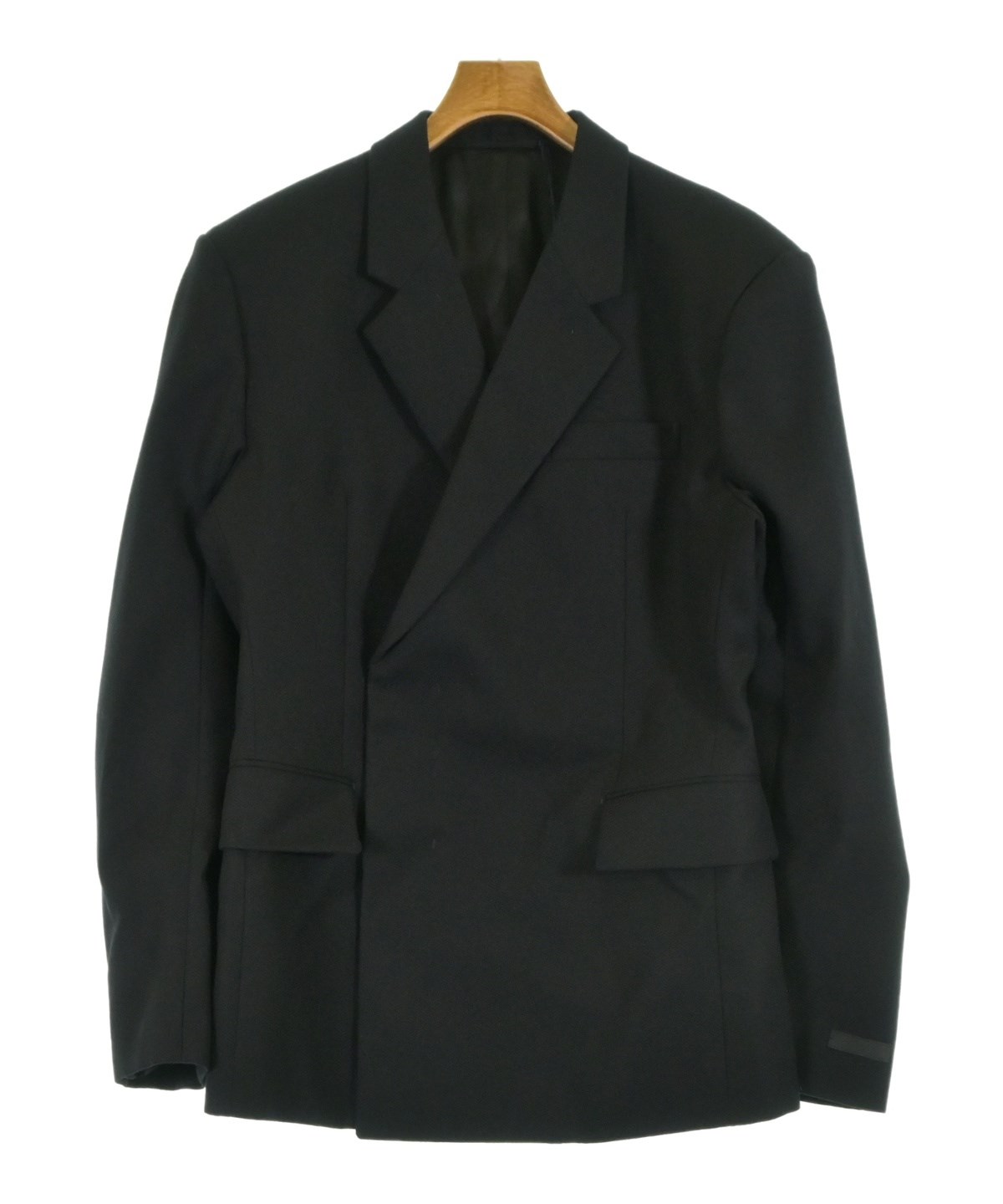 PRADA（プラダ）ジャケット 黒 サイズ:50(XL位) メンズ/2200474578014