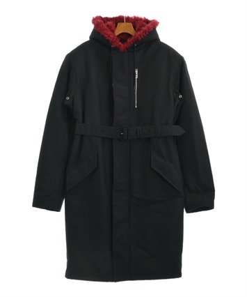 PRADA（プラダ）チェスターコート 黒 サイズ:48(L位) メンズ