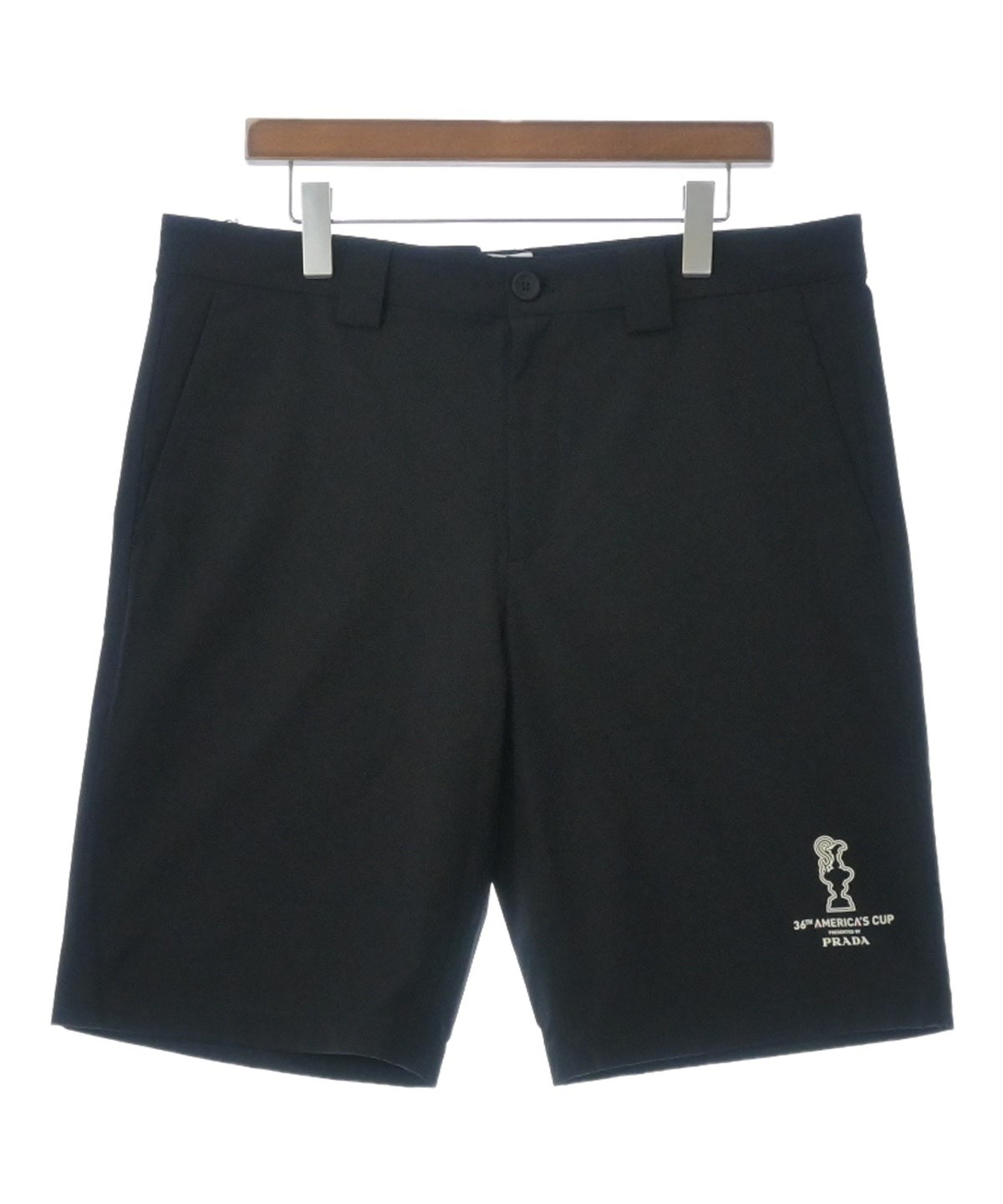 PRADA（プラダ）ショートパンツ 黒 サイズ:XL メンズ/2200431369136