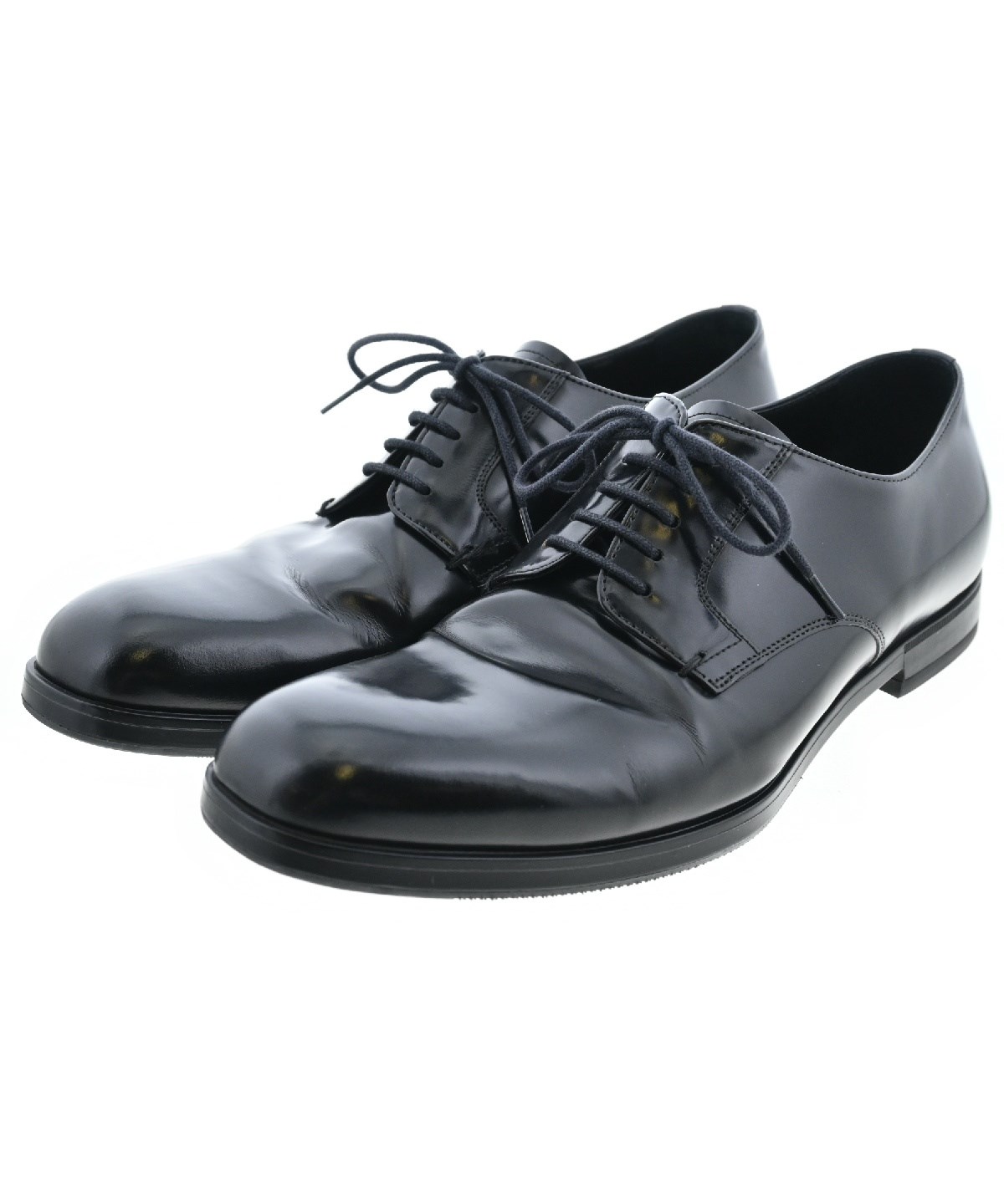 PRADA（プラダ）ビジネス・ドレスシューズ 黒 サイズ:UK6(24.5cm位 