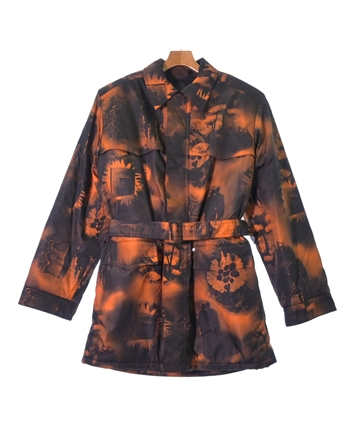 PRADA メタリックディスクミュール オレンジ PRADA プラダ ショルダーバッグ レザー オレンジ レディース