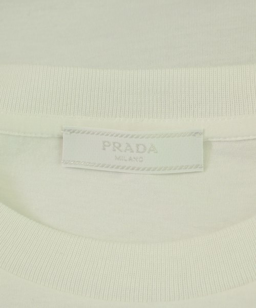PRADA（プラダ）Tシャツ・カットソー 白 サイズ:M メンズ/2200505365026
