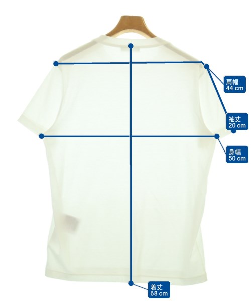 PRADA（プラダ）Tシャツ・カットソー 白 サイズ:M メンズ/2200505365026