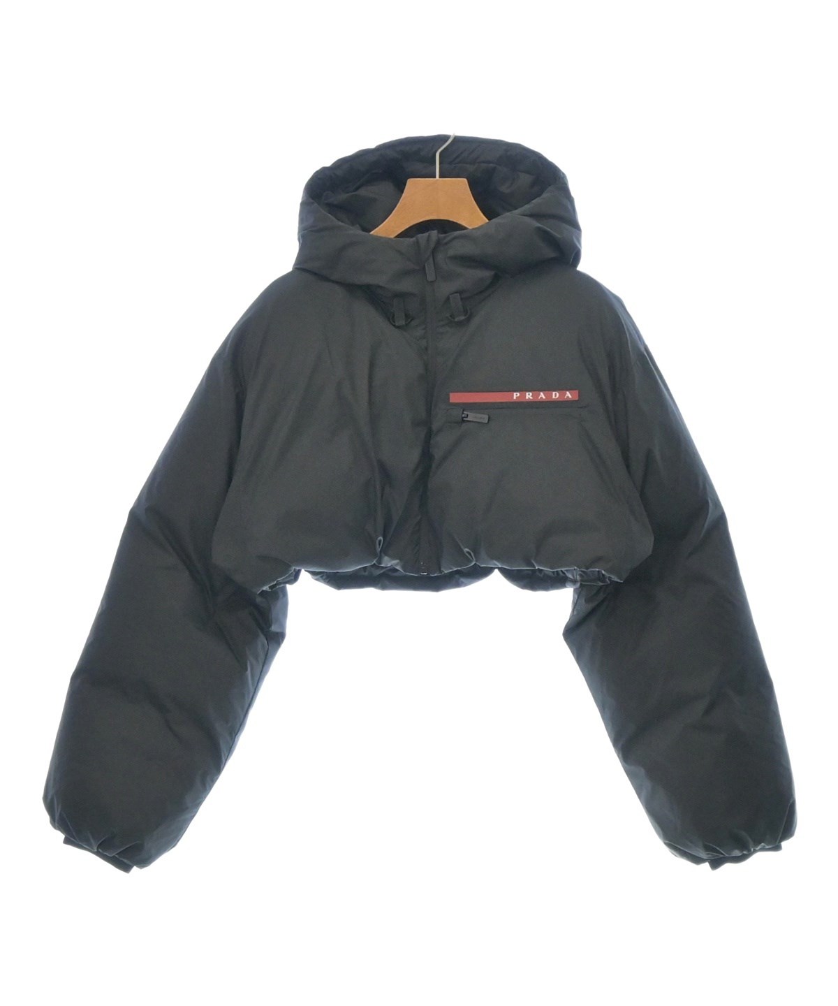 PRADA（プラダ）ダウンジャケット/ダウンベスト 黒 サイズ:L