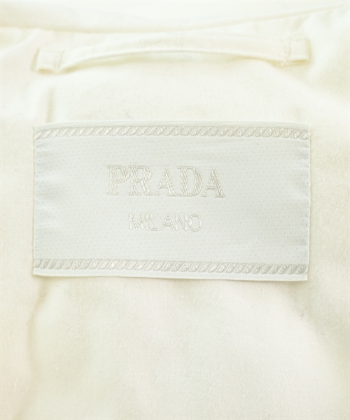 PRADA（プラダ）ダウンジャケット/ダウンベスト 白 サイズ:M メンズ/2200493365015