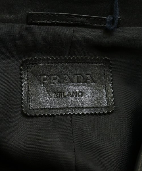 PRADA（プラダ）コート 黒 サイズ:52(XXL位) メンズ/2200500361016