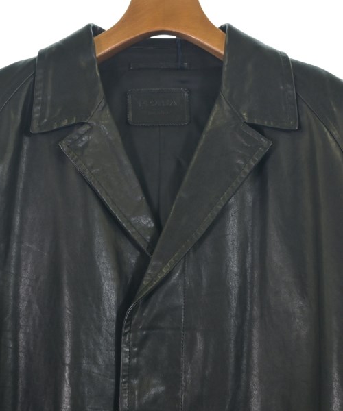PRADA（プラダ）コート 黒 サイズ:52(XXL位) メンズ/2200500361016