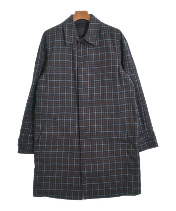 PRADAプラダ　ブラック ステンカラーコート　メンズ　ビジネス PRADA（プラダ）ステンカラーコート グレー サイズ:44(S位) メンズ