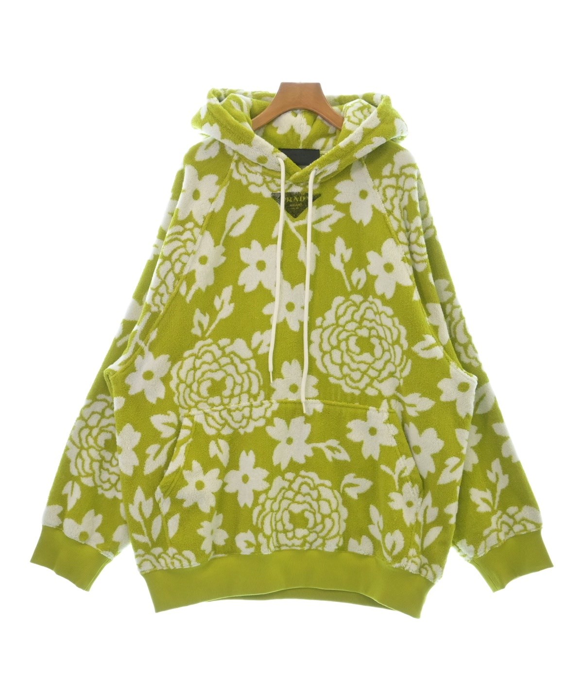 PRADA（プラダ）パーカー 緑 サイズ:XS メンズ/2200456406014