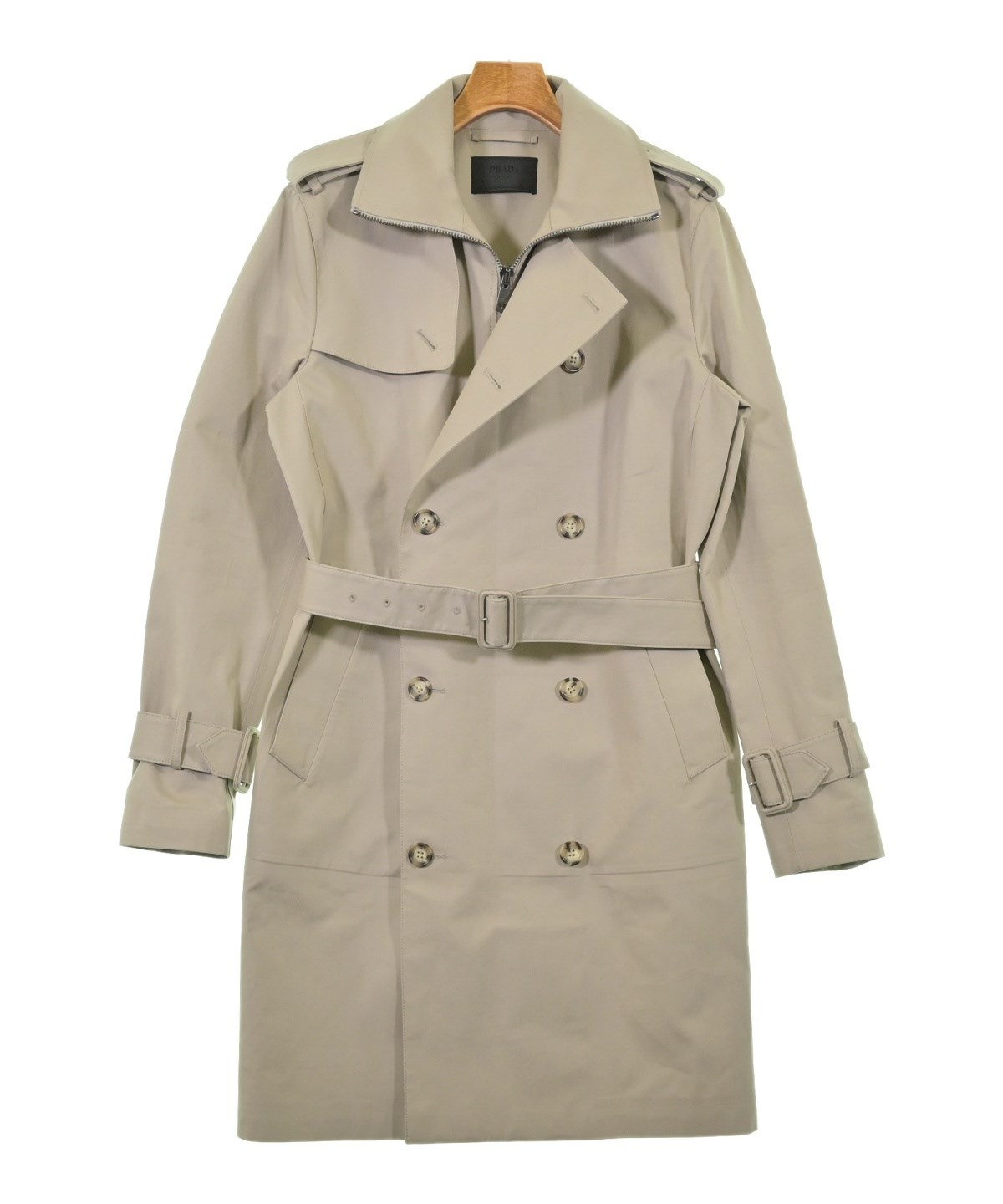 ミヌエット様限定【美品】PRADA プラダ トレンチコート ベージュ M PRADA（プラダ）トレンチコート ベージュ サイズ:38(S位) レディース