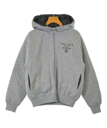 PRADA（プラダ）ダウンジャケット/ダウンベスト グレー サイズ:40(M位