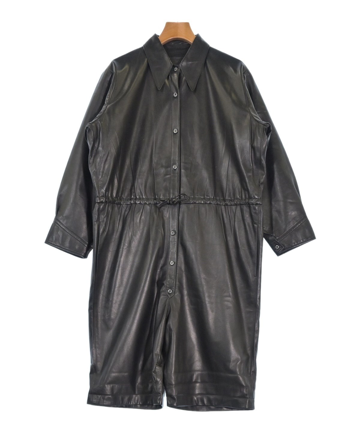 PRADA（プラダ）オールインワン/サロペット 黒 サイズ:40(M位