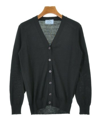 PRADA（プラダ）カーディガン 黒 サイズ:36(XS位) レディース