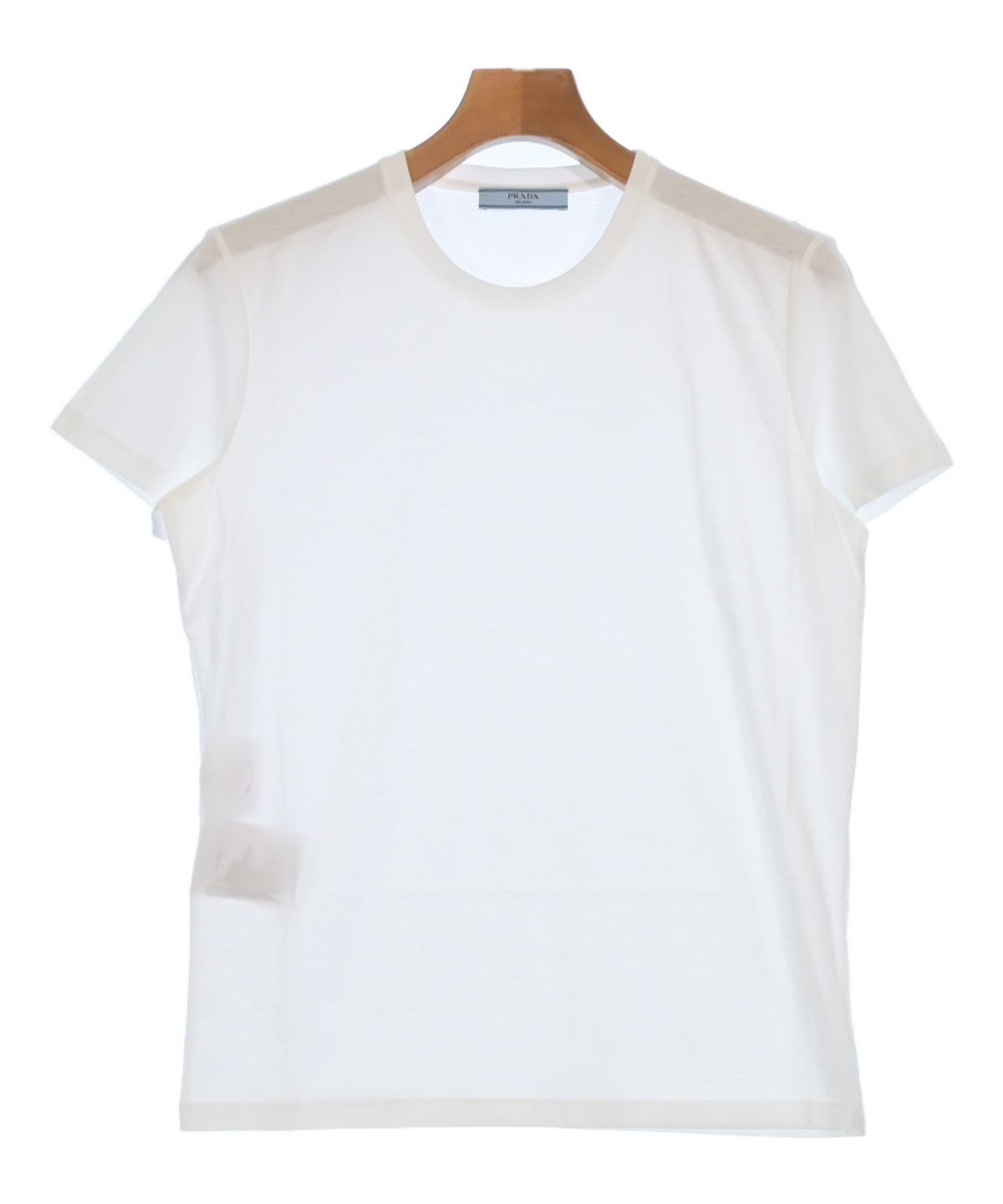 PRADA（プラダ）Tシャツ・カットソー 白 サイズ:L メンズ