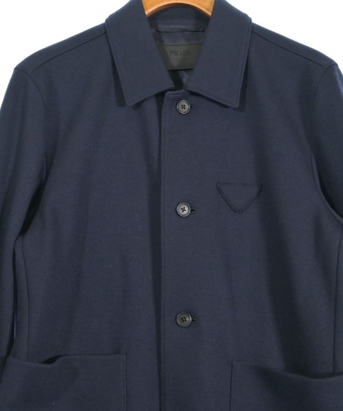 PRADA（プラダ）ブルゾン 紺 サイズ:46(M位) メンズ/2200559890048