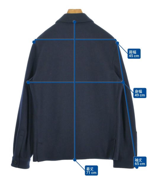 PRADA（プラダ）ブルゾン 紺 サイズ:46(M位) メンズ/2200559890048