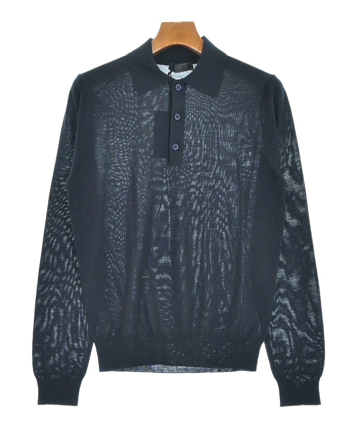 PRADA プラダ ニット・セーター 紺 50(XL位) 4103725Y0027 PRADA（プラダ）ニット・セーター 紺 サイズ:46(M位) メンズ