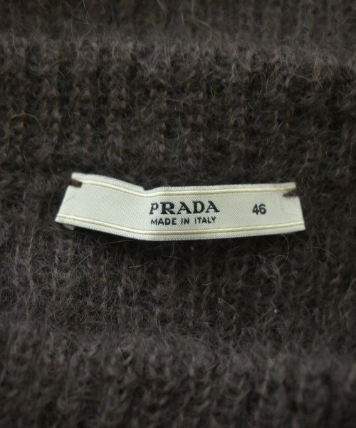 PRADA（プラダ）ニット・セーター 茶 サイズ:46(M位) メンズ/2200620557030