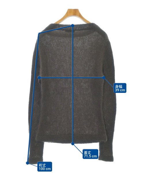 PRADA（プラダ）ニット・セーター 茶 サイズ:46(M位) メンズ/2200620557030