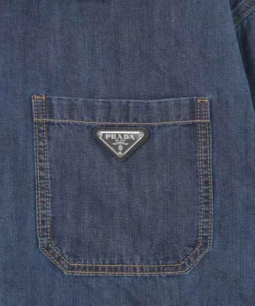 PRADA（プラダ）デニムジャケット 青 サイズ:XL メンズ/2200634540011