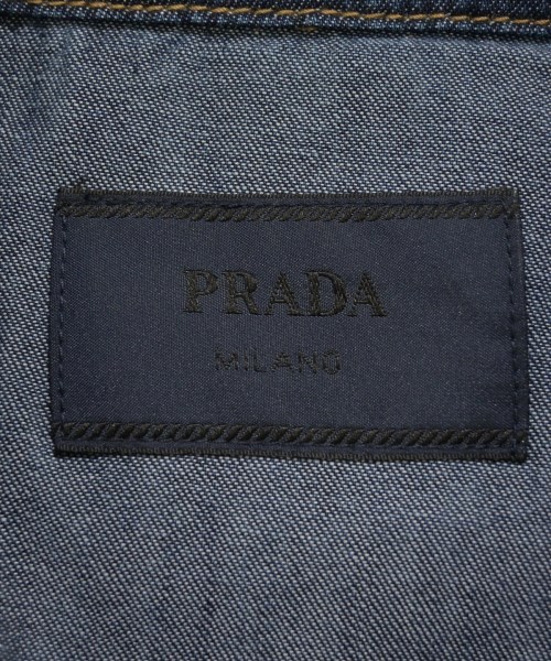 PRADA（プラダ）デニムジャケット 青 サイズ:M メンズ/2200634540288