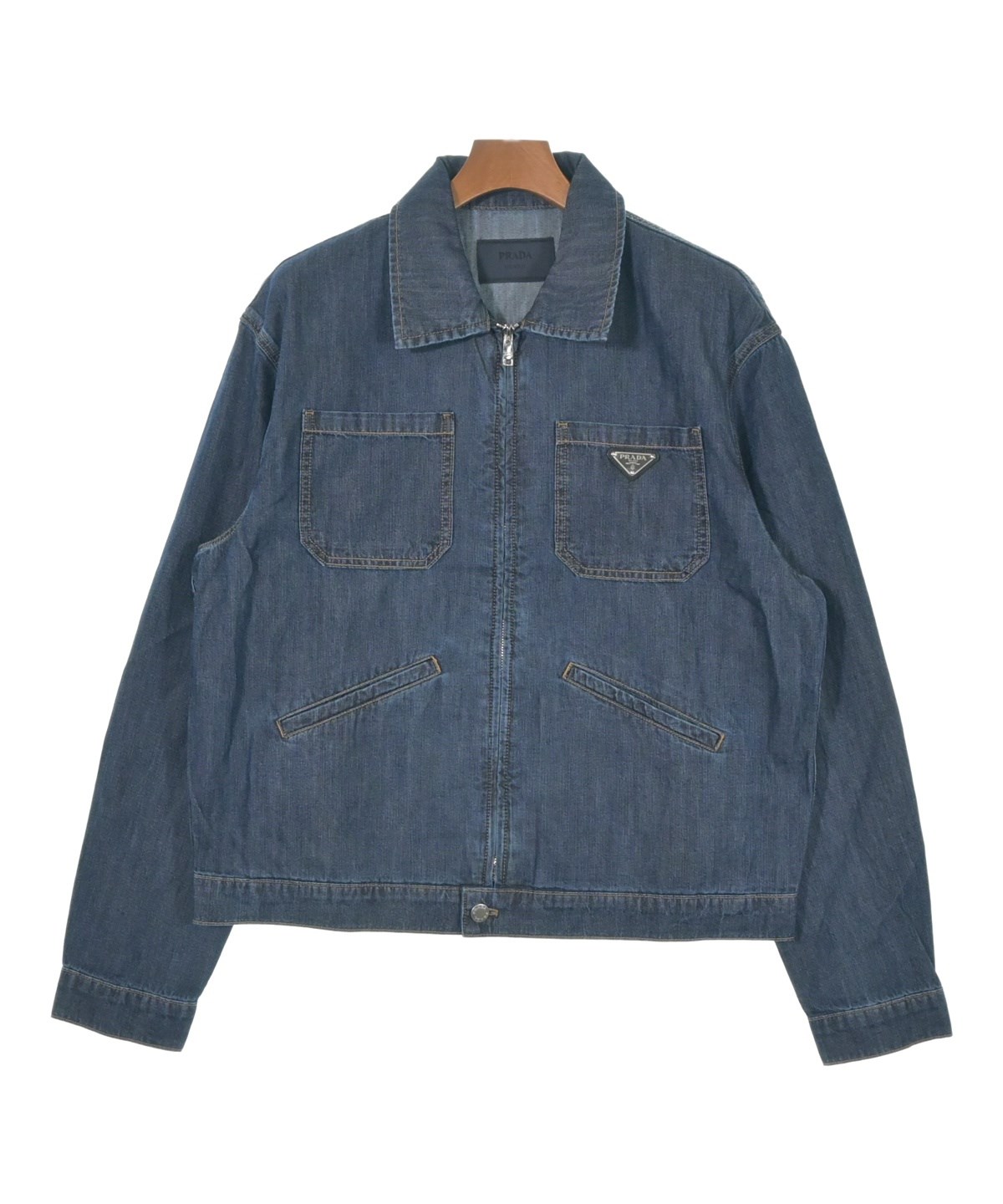 PRADA(プラダ)デニムジャケット 青 サイズ:M メンズ/2200634540288 PRADA(プラダ)デニムジャケット 青 サイズ:M メンズ/2200634540288