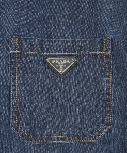 PRADA（プラダ）デニムジャケット 青 サイズ:L メンズ/2200634540295