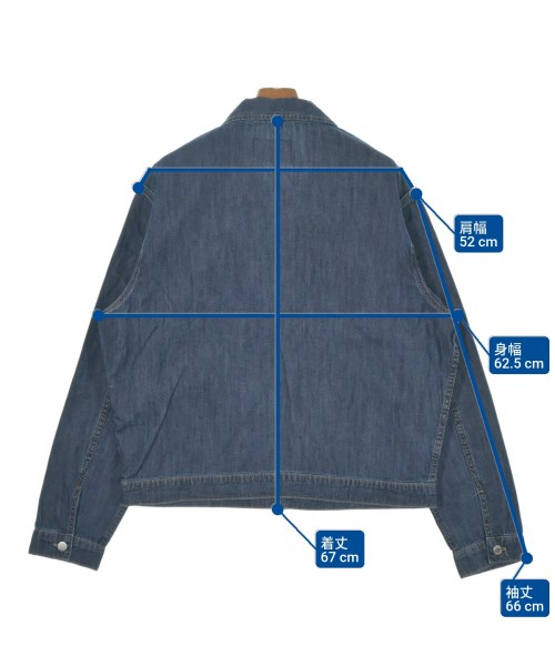 PRADA（プラダ）デニムジャケット 青 サイズ:L メンズ/2200634540295