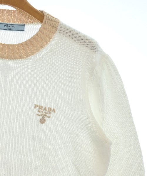 PRADA（プラダ）ニット・セーター 白 サイズ:40(M位) レディース/2200634551055