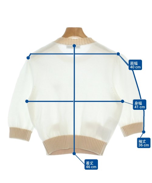 PRADA（プラダ）ニット・セーター 白 サイズ:40(M位) レディース/2200634551055