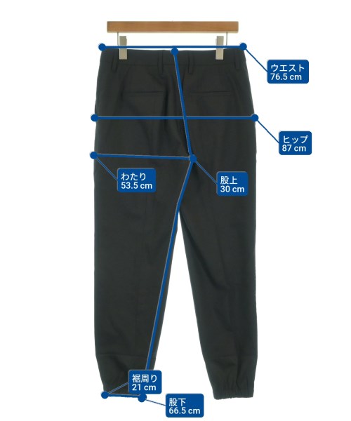 PRADA（プラダ）スラックス 黒 サイズ:42(S位) レディース/2200634770043