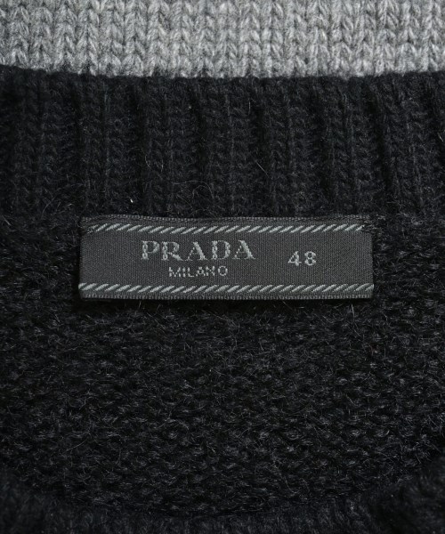 PRADA（プラダ）ニット・セーター グレー サイズ:48(L位) メンズ/2200635132031