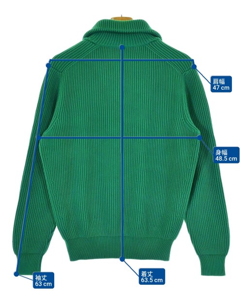 PRADA（プラダ）ニット・セーター 緑 サイズ:48(L位) メンズ/2200635132048