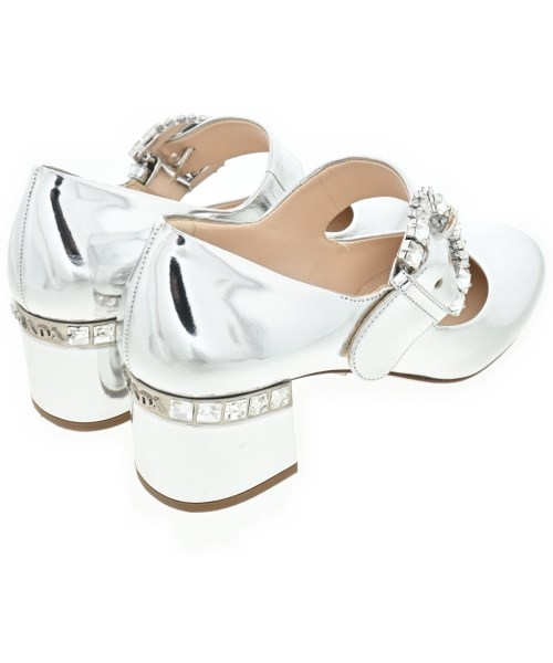 PRADA（プラダ）パンプス シルバー サイズ:EU35(21.5cm位) レディース/2200635546043