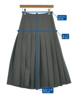 PRADA（プラダ）ロング・マキシ丈スカート グレー サイズ:36(XS位) レディース/2200635546173