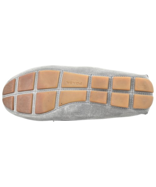 PRADA（プラダ）モカシン/デッキシューズ グレー サイズ:EU36(22.5cm位) レディース/2200621842135