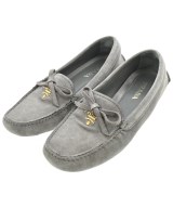 PRADA（プラダ）モカシン/デッキシューズ グレー サイズ:EU36(22.5cm位) レディース/2200621842135